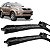 Par Palheta Limpador ParaBrisa Hilux SW4 2005 2006 2007 2008 2009 2010 2011 2015 Silicone - Imagem 1