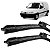 Par Palheta Limpador ParaBrisa Peugeot Partner 1996 a 2010 Silicone - Imagem 8