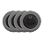 Difusor de Ar Painel Ecosport 2006 a 2014 Preto com Aro Cinza - Imagem 4