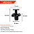 Grampo Presilha ParaBarro Civic Fit L200 Ka Kit 10  Peças - Imagem 4
