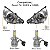 Kit Lâmpada Super Led Fit 2003 a 2008 Farol Alto e Baixo H4 20000 Lumens - Imagem 7
