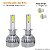 Kit Lâmpada Super Led Uno 2015 a 2021 Farol Milha H1 20000 Lumens - Imagem 2