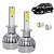 Kit Lâmpada Super Led Uno 2015 a 2021 Farol Milha H1 20000 Lumens - Imagem 5