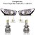 Kit Lâmpada Super Led ix35 2010 a 2015 Farol Baixo H4 20000 Lumens - Imagem 2