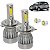 Kit Super Led Fox 2003 a 2009 Farol Alto e Baixo H4 20000 Lumens - Imagem 4