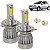 Kit Super Led Celta 2006 2007 2008 2009 2010 2011 Farol Alto e Baixo H4 20000 Lumens - Imagem 1