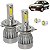 Kit Super Led Kadett 1985 86 87 88 89 90 91 92 93 94 95 96 Farol Alto e Baixo H4 20000 Lumens - Imagem 1