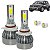 Kit Super Led Tiguan 2007 a 2014 Farol Milha HB4 20000 Lumens - Imagem 1