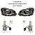 Kit Super Led Saveiro G7 2017 a 2021 Farol Duplo Baixo H7 20000 Lumens - Imagem 2