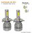 Kit Lâmpada Super Led Kiwd 2017 a 2020 Farol Alto e Baixo H4 - Imagem 5