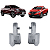 Kit Base Cantoneira Capota Marítima Flash Force Carros Fiat - Imagem 1