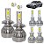 Kit Super Led Vectra 1997 a 1999 Farol Baixo H7 + Alto H1 + Milha H3 20000 Lumens - Imagem 1