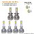 Kit Super Led Trailblazer 2013 a 2017 Farol Baixo H7 + Alto H1 + Milha H1 20000 Lumens - Imagem 3
