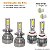 Kit Super Led Touareg 2004 a 2016 Farol Baixo H7 + Milha HB4 20000 Lumens - Imagem 2