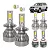 Kit Super Led Touareg 2004 a 2016 Farol Baixo H7 + Alto H7 + Milha HB4 20000 Lumens - Imagem 1