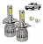 Kit Super Led Saveiro G4 2006 a 2012 Farol Simples Alto e Baixo H4 20000 Lumens - Imagem 1