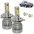Kit Super Led Saveiro G3 2000 a 2005 Farol Simples Alto e Baixo H4 20000 Lumens - Imagem 2