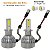 Kit Super Led Saveiro G3 2000 a 2005 Farol Milha H3 20000 Lumens - Imagem 3