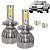 Kit Super Led S10 2001 02 03 04 05 06 07 08 09 10 11 Farol Baixo H7 20000 Lumens - Imagem 1