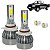 Kit Super Led S10 1995 1996 1997 1998 Farol Baixo HB4 20000 Lumens - Imagem 1