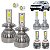Kit Super Led Polo 2007 a 2013 Farol Baixo H7 + Alto H1 + Milha HB4 20000 Lumens - Imagem 1