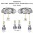 Kit Super Led Palio Weekend Treking 2009 a 2013 Farol Baixo H1 + Milha H1 20000 Lumens - Imagem 2
