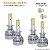 Kit Super Led Palio Weekend Treking 2009 a 2013 Farol Baixo H1 + Milha H1 20000 Lumens - Imagem 8