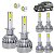 Kit Super Led Palio Weekend Treking 2009 a 2013 Farol Baixo H1 + Alto H1 + Milha H1 20000 Lumens - Imagem 1