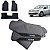 Tapete pra Carro Borracha Voyage G5 G6 2012 a 2023 3 Peças - Imagem 1