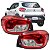 Par Lanterna Traseira Kwid 2017 2018 2019 2020 2021 2022 2023 2024 2025 Bicolor - Imagem 1