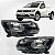 Par Farol Saveiro G8 2018 2019 2020 2021 2022 2023 Foco Simples Mascara Negra - Imagem 1
