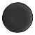 Prato Raso Orgânico Preto Matte Ø 26,5cm - Imagem 1