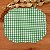 Americano Retangular xadrez verde/br - Imagem 6