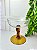 Taça Vidro Transparente e Laranja 270ml - Imagem 1