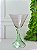 Taça de Vidro Rosa e Verde 150ml - Imagem 1