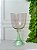 Taça de Vidro Rosa e Verde 360ml - Imagem 1