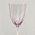 Taça de Vidro Transparente e Lilas - Imagem 2