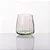 Copo Vidro Rosa e Verde 420ml - Imagem 2