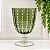 Taça Vidro Verde c/ pontilhado Branco - Imagem 1