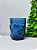 Copo Vidro Textura Bolha Azul 300ml - Imagem 2