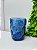Copo Vidro Textura Bolha Azul 300ml - Imagem 1