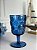 Taça Vidro Textura Bolha Azul - Imagem 1