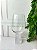 Taça Vidro Transparente Base Branca 400ml - Imagem 1