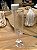 Taça Champanhe Cristal Ecológico Martelado Ouro 300ml - Imagem 1