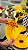 Guardanapo Linho Misto Ponto Ajour 45x45 Amarelo Ouro - Imagem 1