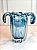 Vaso de Vidro Italy Azul 15x16 - Imagem 1