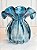 Vaso de Vidro Italy Azul 17x16 - Imagem 1