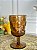 Taça Vidro Textura Bolha Ambar 260ml - Imagem 1