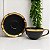 Xícara Café Porcelana Dubai 90ml Preto - Imagem 1
