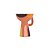 Vaso c/ Alça Cordel - 21x27x13 Terracota - Imagem 3